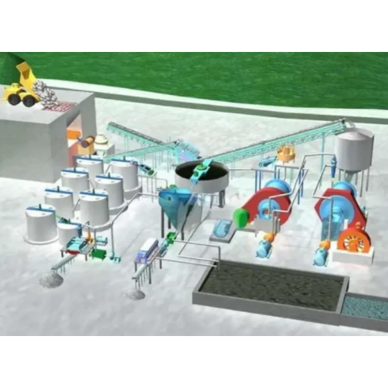 Test di estrazione dell'oro mediante lisciviazione con cloruro