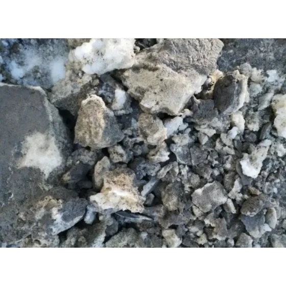 Test completo di recupero di metalli preziosi da scorie di altoforno