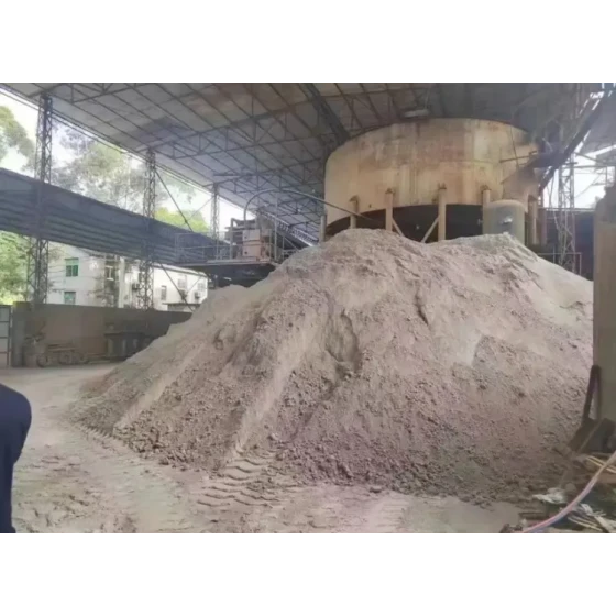 Test di estrazione del litio da un minerale di litio di tipo argilloso di bassa qualità