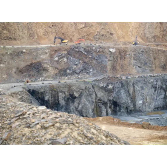 Test di recupero dal vecchio bacino di decantazione