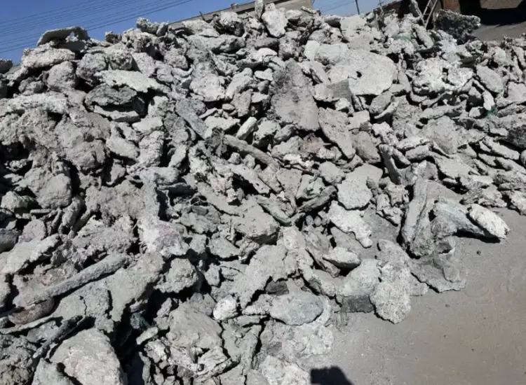 Test di recupero completo delle scorie di fusione