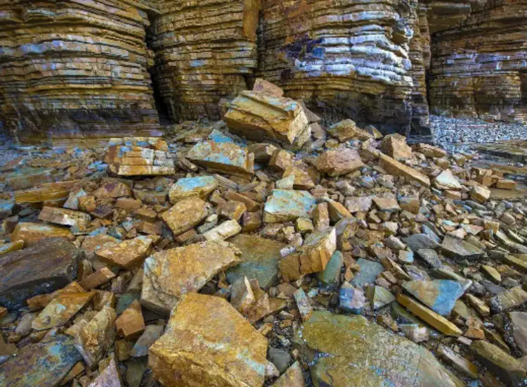 Test di lavorazione mineraria dei minerali d'oro