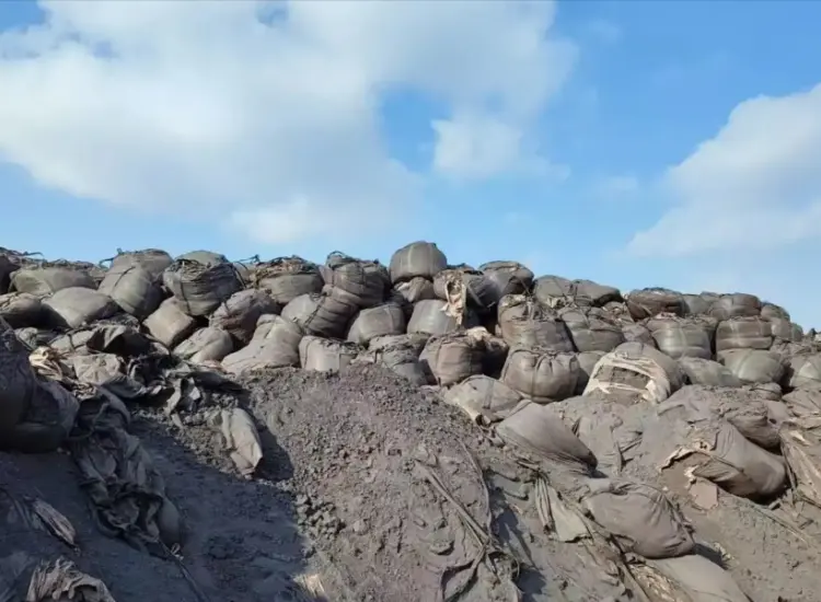 Test di arricchimento del grado del concentrato di minerale di ferro refrattario