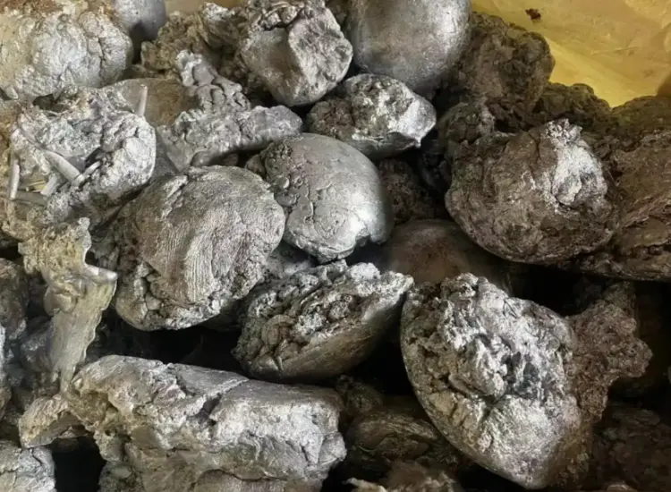 Test di recupero dal residuo di lisciviazione dello zinco