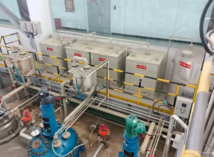 Test di lisciviazione dell'acido solforico a pressione atmosferica