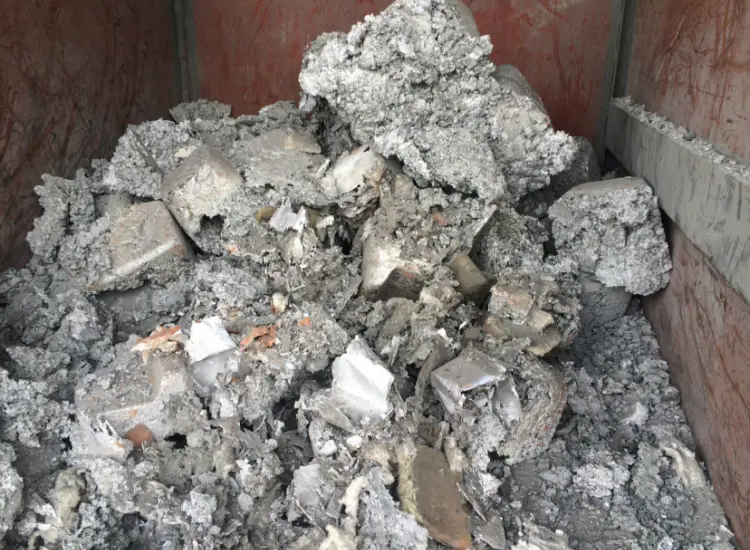 Test di lavorazione e recupero delle scorie d'altoforno